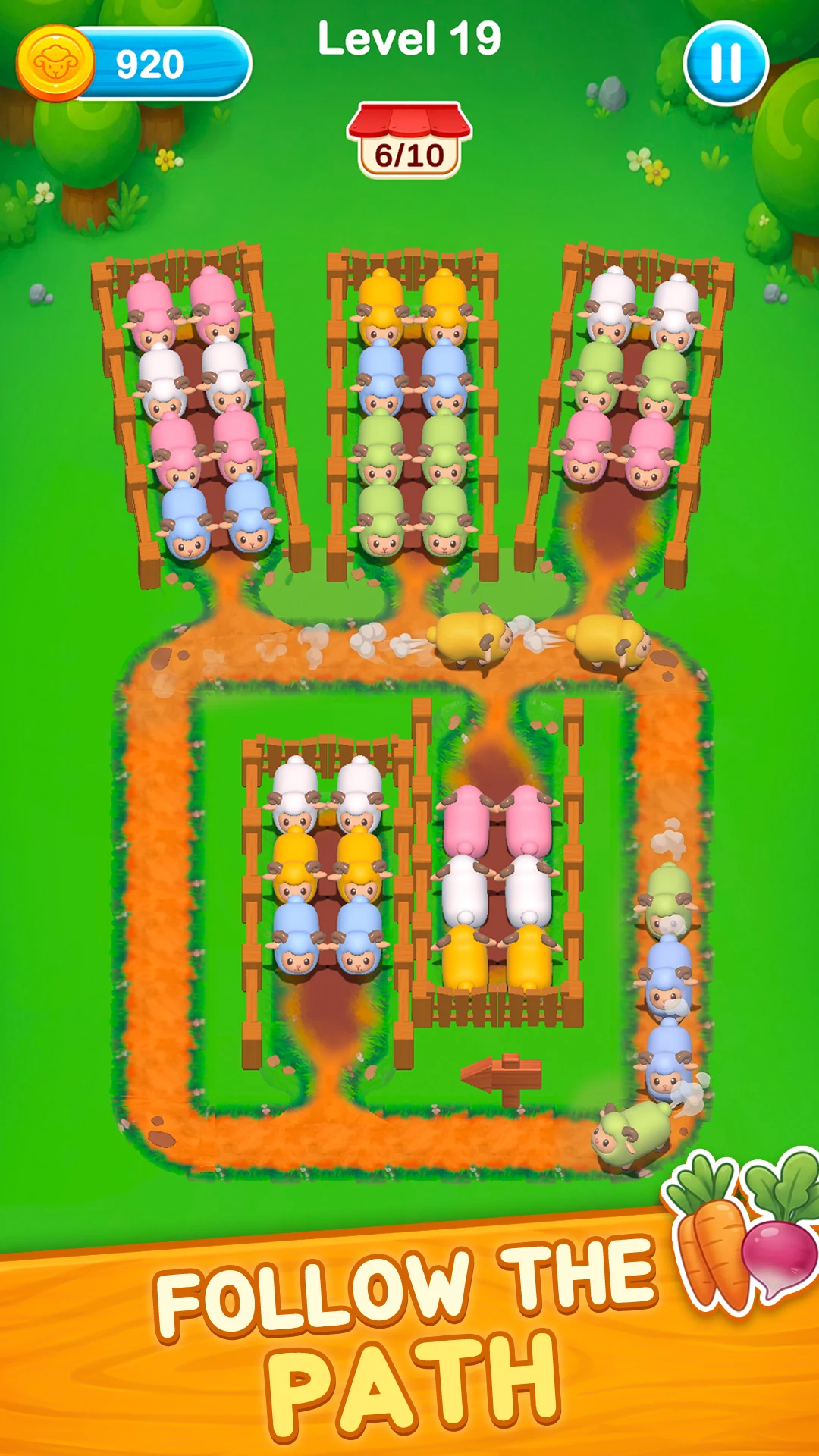 Sheep gogo: Color Sort Puzzle screenshot