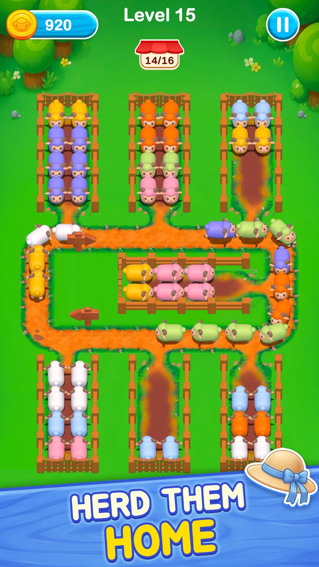 Sheep gogo: Color Sort Puzzle screenshot