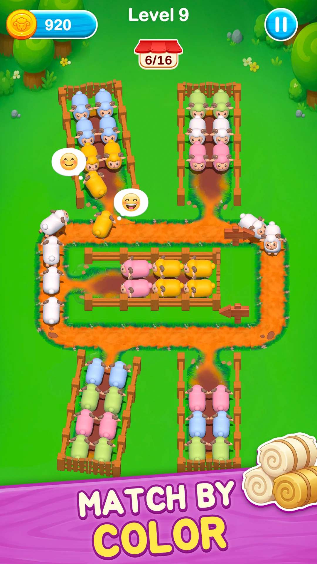 Sheep gogo: Color Sort Puzzle screenshot