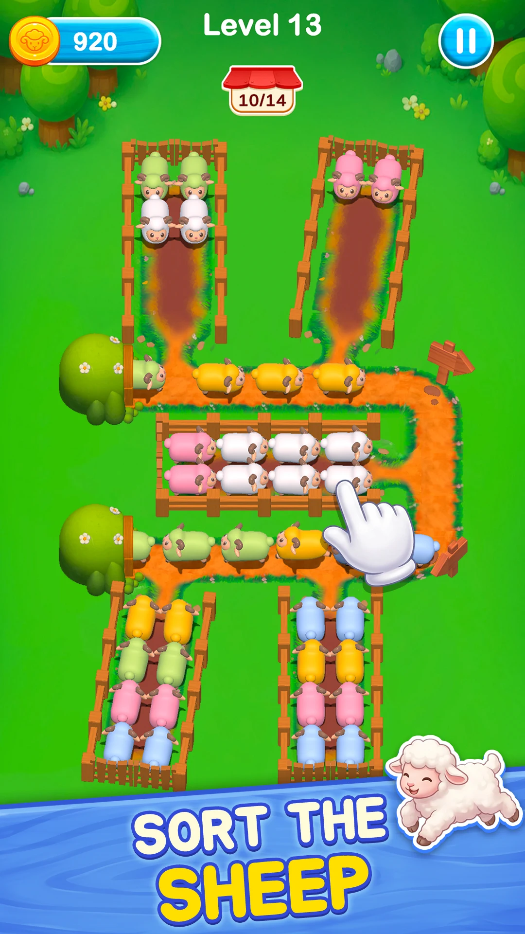 Sheep gogo: Color Sort Puzzle screenshot