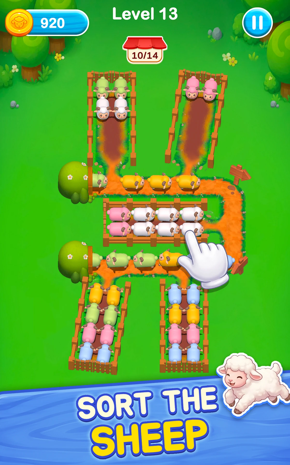 Sheep gogo: Color Sort Puzzle screenshot